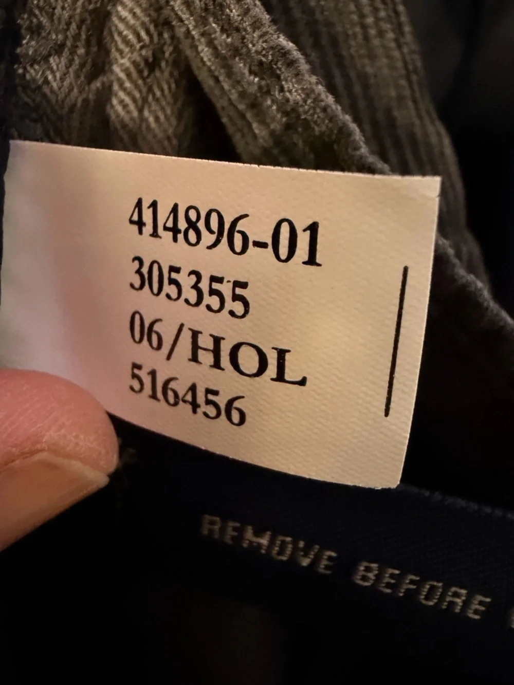 NWT Banana Republic Bootcut Corduroy Pants Charcoal Grey Low Waist Size 38x30